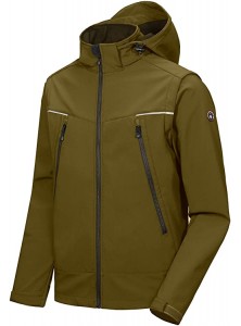 Little Donkey Andy Men's Waterproof Softshell Jacket with Detachable Sleeves and Hood, Fleece Mountain Ski Snow Rain Coat