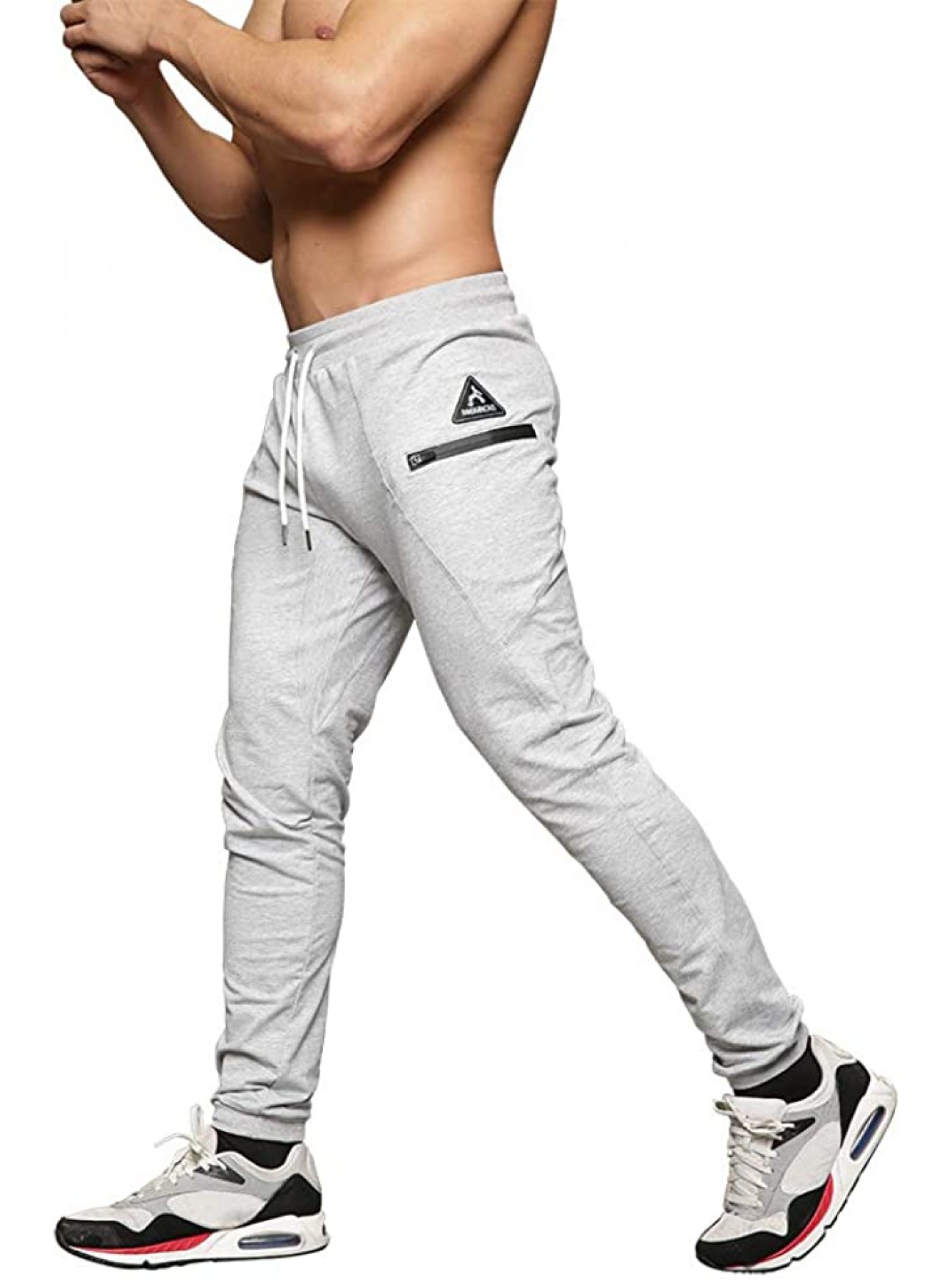MAIKANONG Mens Slim Fit Joggers Tapered Sweatpants for Gym Running Athletic